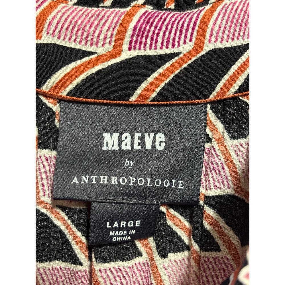 Maeve Anthropologie Geometric Graphic Pattern Dress - Picture 3 of 8